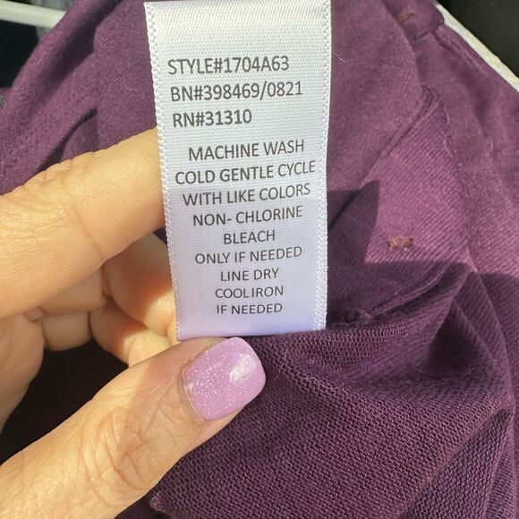 Purple Women's Tunic Top - Picture 10 of 10